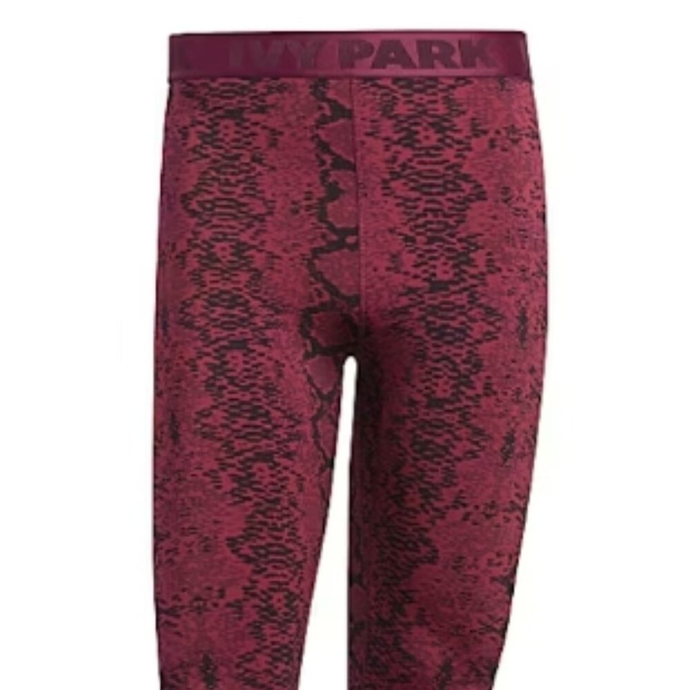 NWT Adidas Ivy Park Cherry Wood Red/Black Tights Leggings M